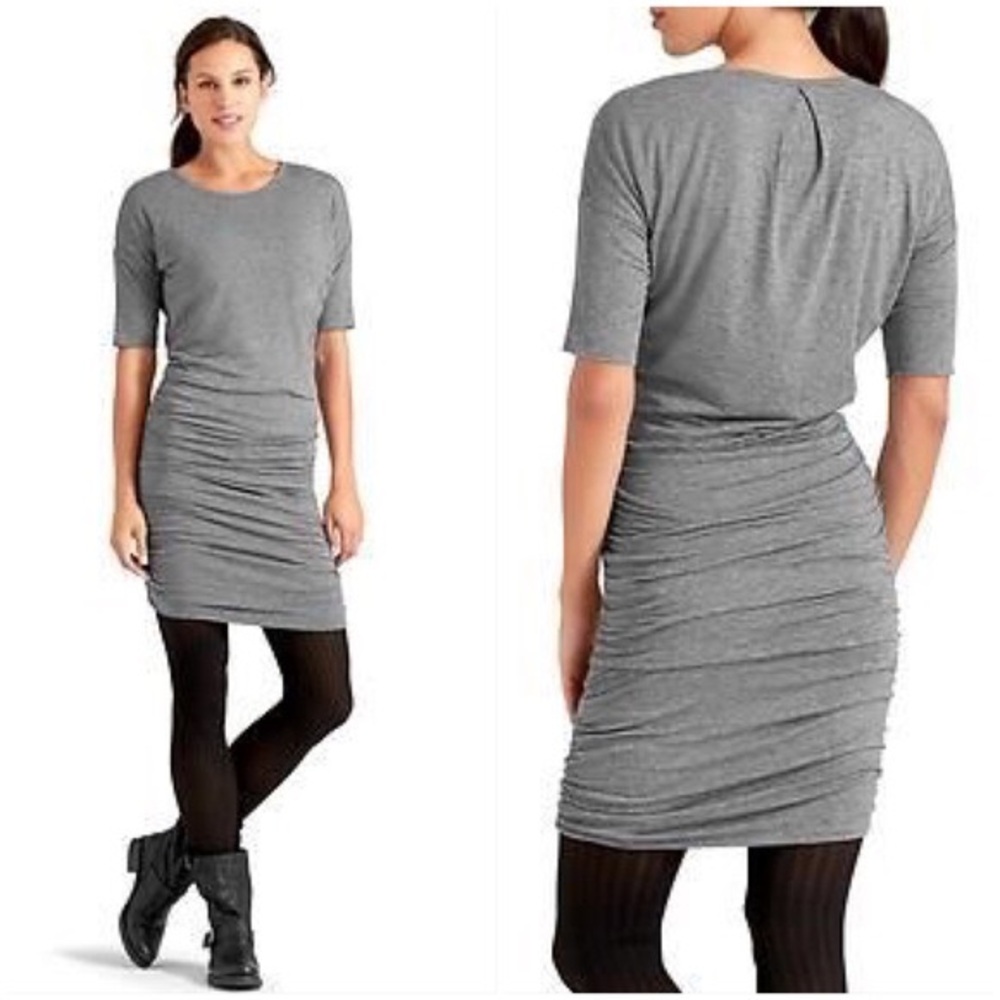 EUC Athleta Solstice tee dress blue jersey